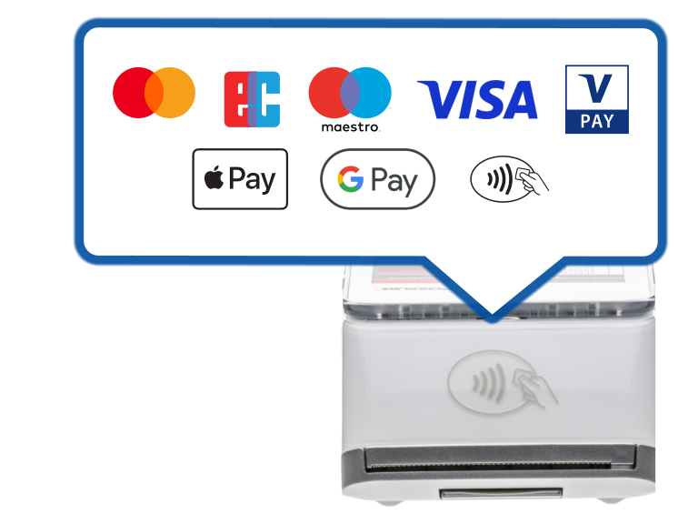 POSSUM5 mobiles Kassensystem mit EC-Cash Gerät für Debit und Kreditkarten